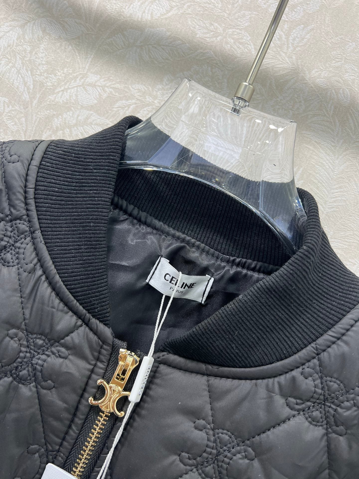 Celine 25 Jacket Black Polyester 302872