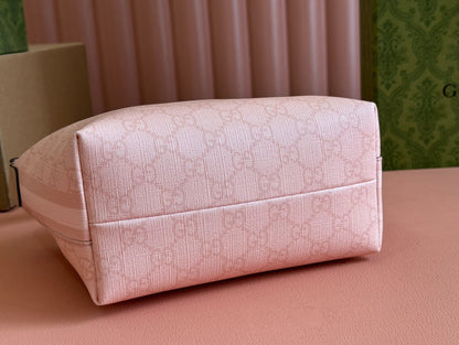 Gucci Ophidia 20cm Bag Pink  Canvas 239922