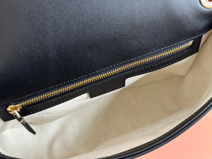 Gucci Blondie Small Shoulder Bag 26 Black Calfskin 272179