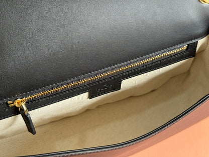 Gucci Blondie 32 Bag Black Leather 239908