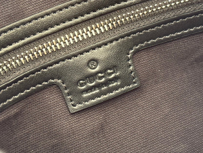 Gucci Waistbag Grey mix Black Leather  248428