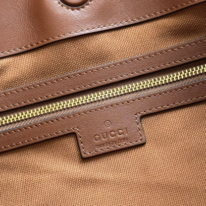 Gucci Beatrix Handbag 35 Brown Cowhide  272126