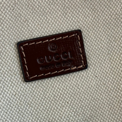GG 2025 GG Supreme Backpack Ebony mix Brown Canvas Leather 273683