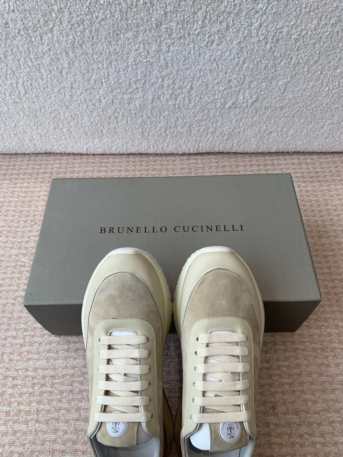 CL 25C Brunello Cucinelli Beige Sneaker Suede 298885