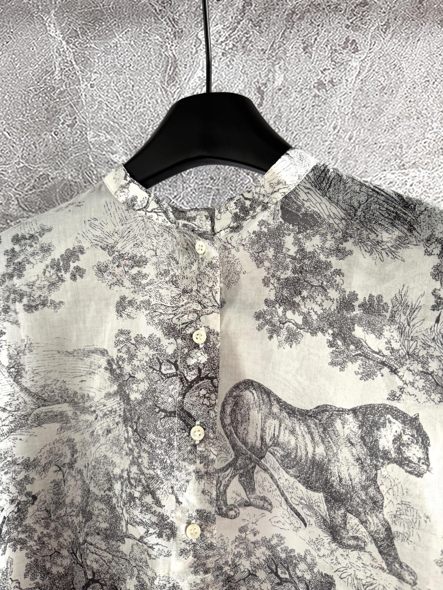 CD Shirt Gray Cotton