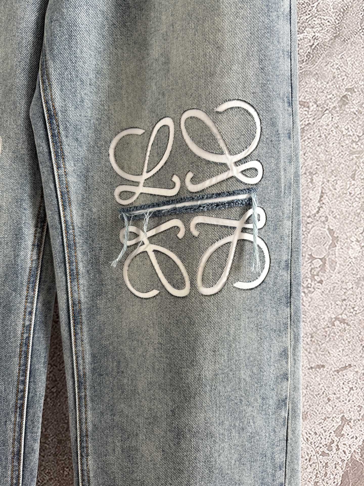 Joewe Ripped Jeans Blue Cotton