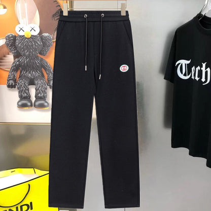 GC 2026 Men's Casual Sweatpants Black Knitted Cotton 644978