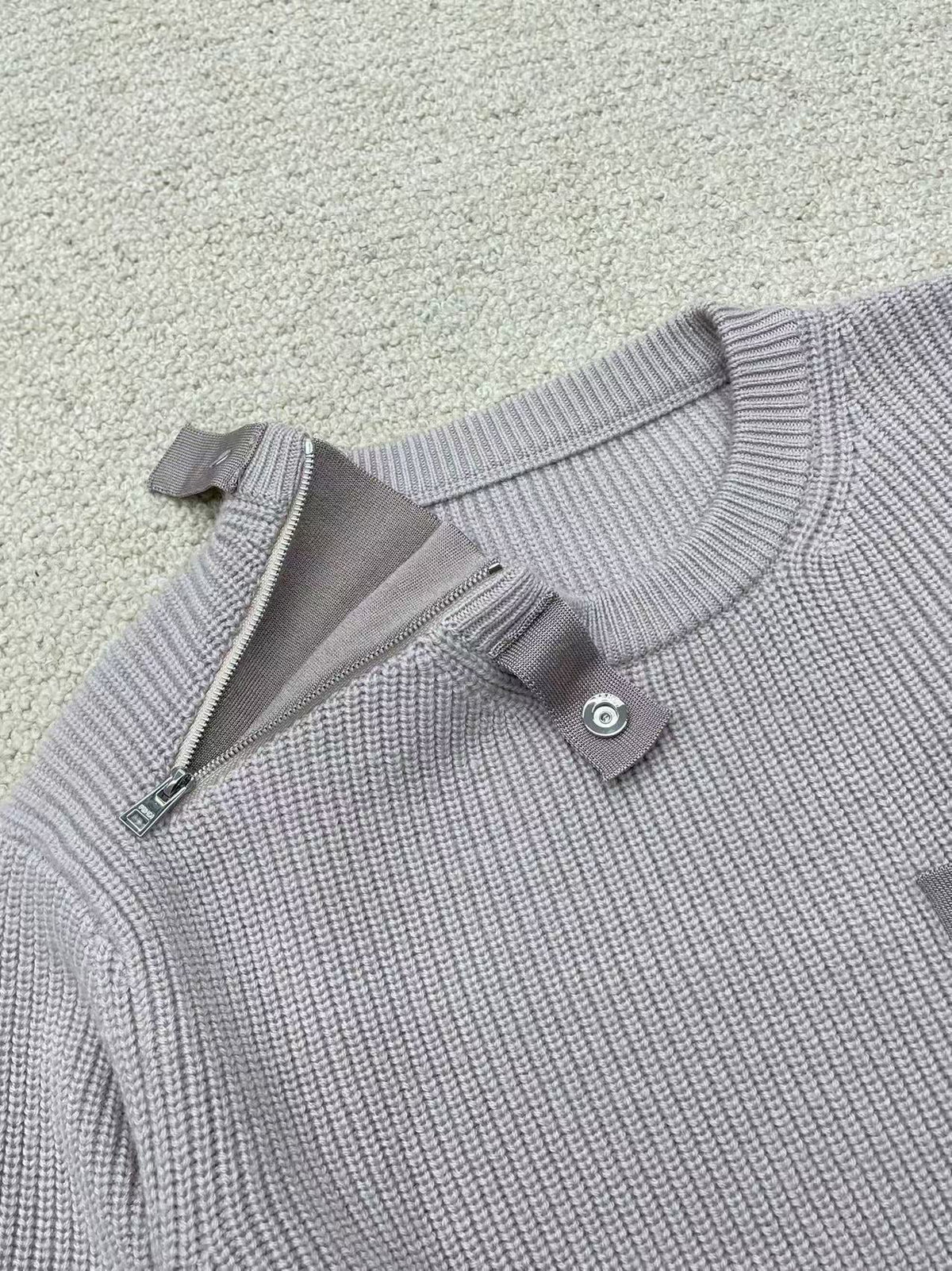 Fendi 25 Sweater Light Purple Wool 0026