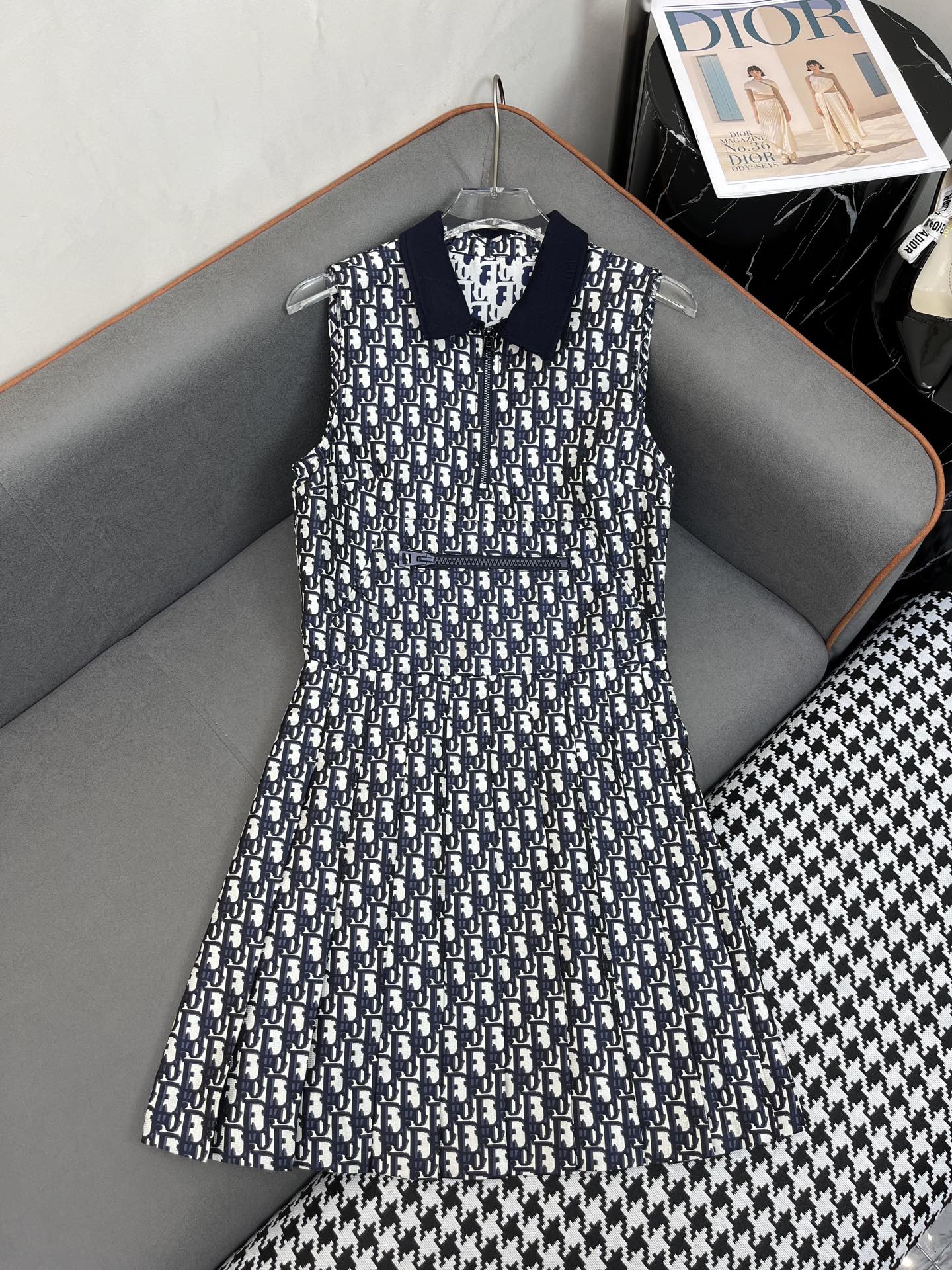 Dior 25C Pleated Short Dress 228593