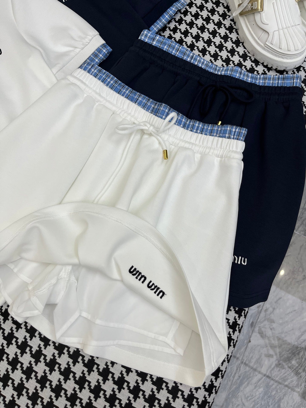 Miu 25C Polo Shirt mix Miniskirt 228549