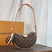 CROISSANT 21 IN BROWN MONOGRAM CANVAS