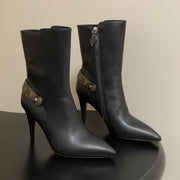 LV Legacy Ankle Boot Black Calfskin 499490
