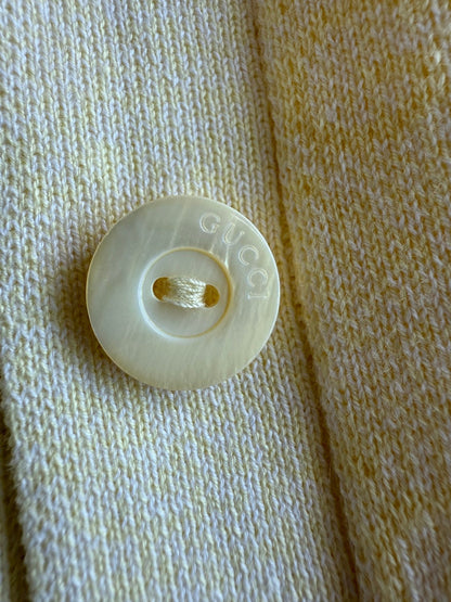 GG 25 Cardigan Light Yellow Wool 0031