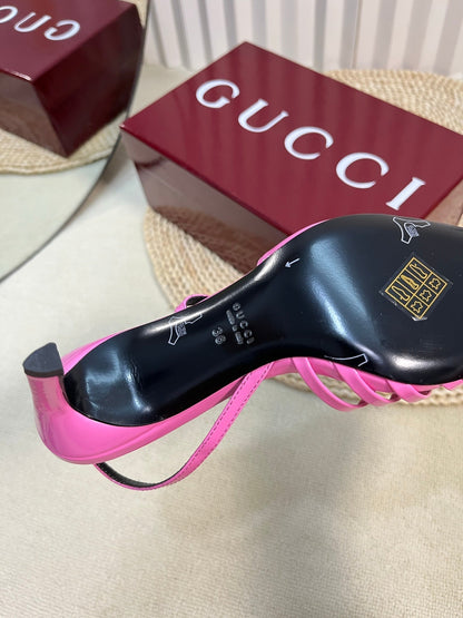 GC Regent Buckles Slingback Pink Patent Leather 294603
