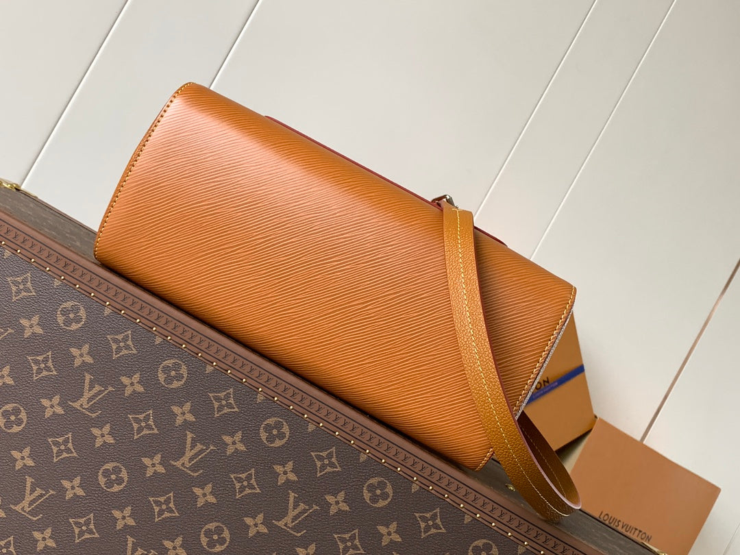 LV Marelle 30cm Tote Bag Caramel mix Brown Epi grain leather 241072