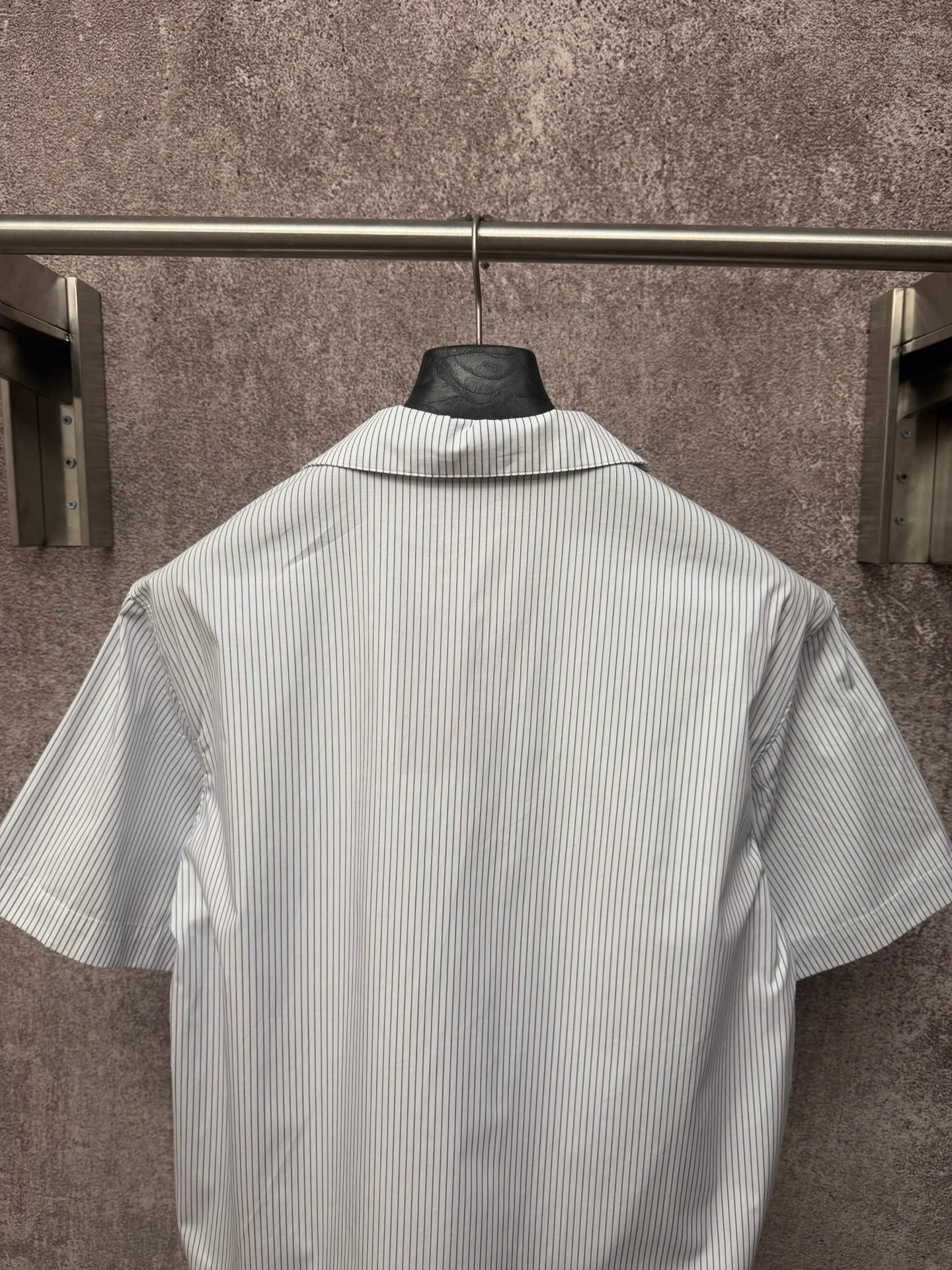 GC 2026 Men's Short-Sleeve Shirt White Blue Cotton  643456