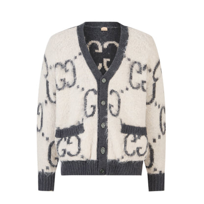 GG 25 Double-sided cardigan Grey Cashmere 0010