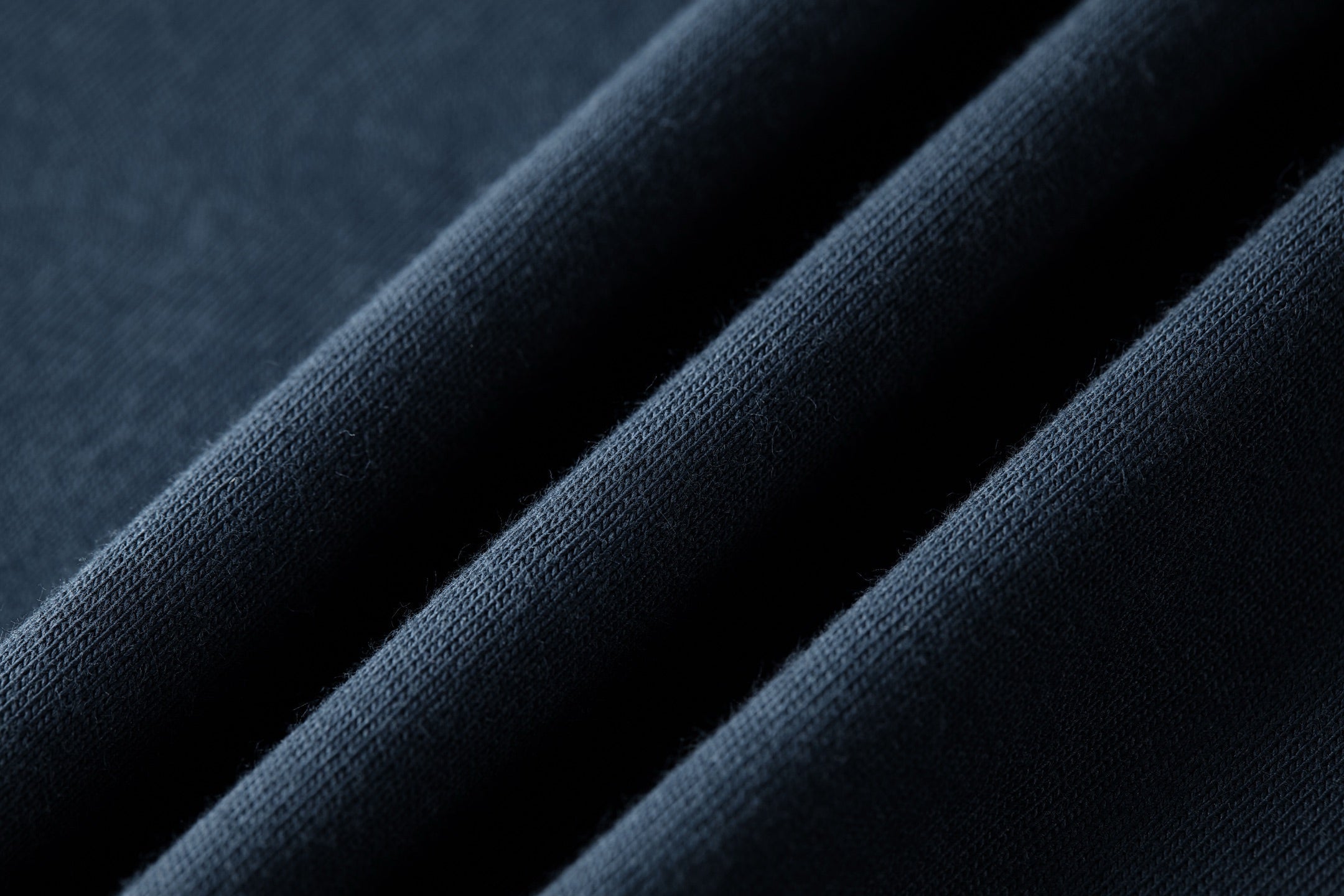 LV Large Embroidered Logo Navy Blue Cotton