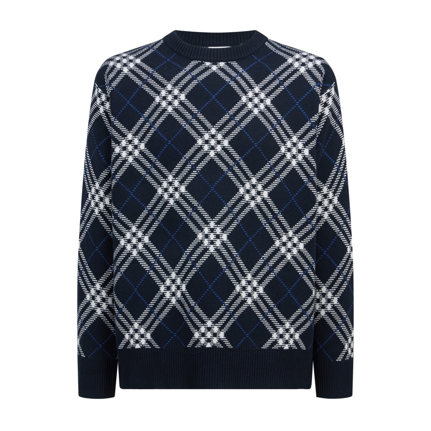 Bur 25 Sweater Navy Blue Wool