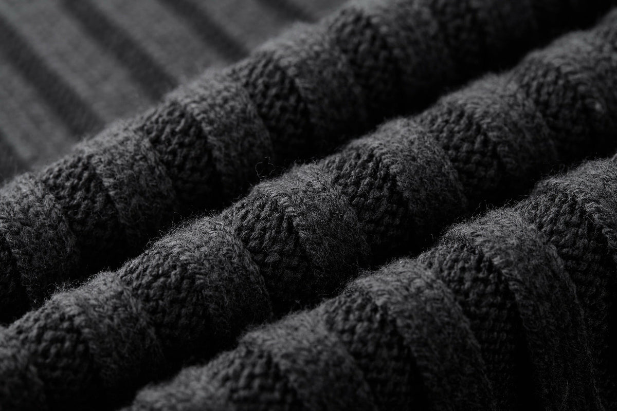 Balenciaga 25 Zipper Sweater Black Wool 0010