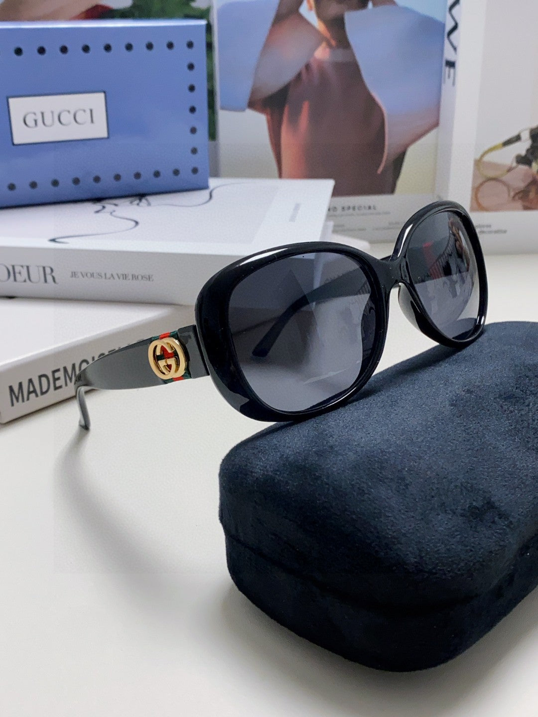 ROUND FRAME SUNGLASSES 567450 IN ACETATE