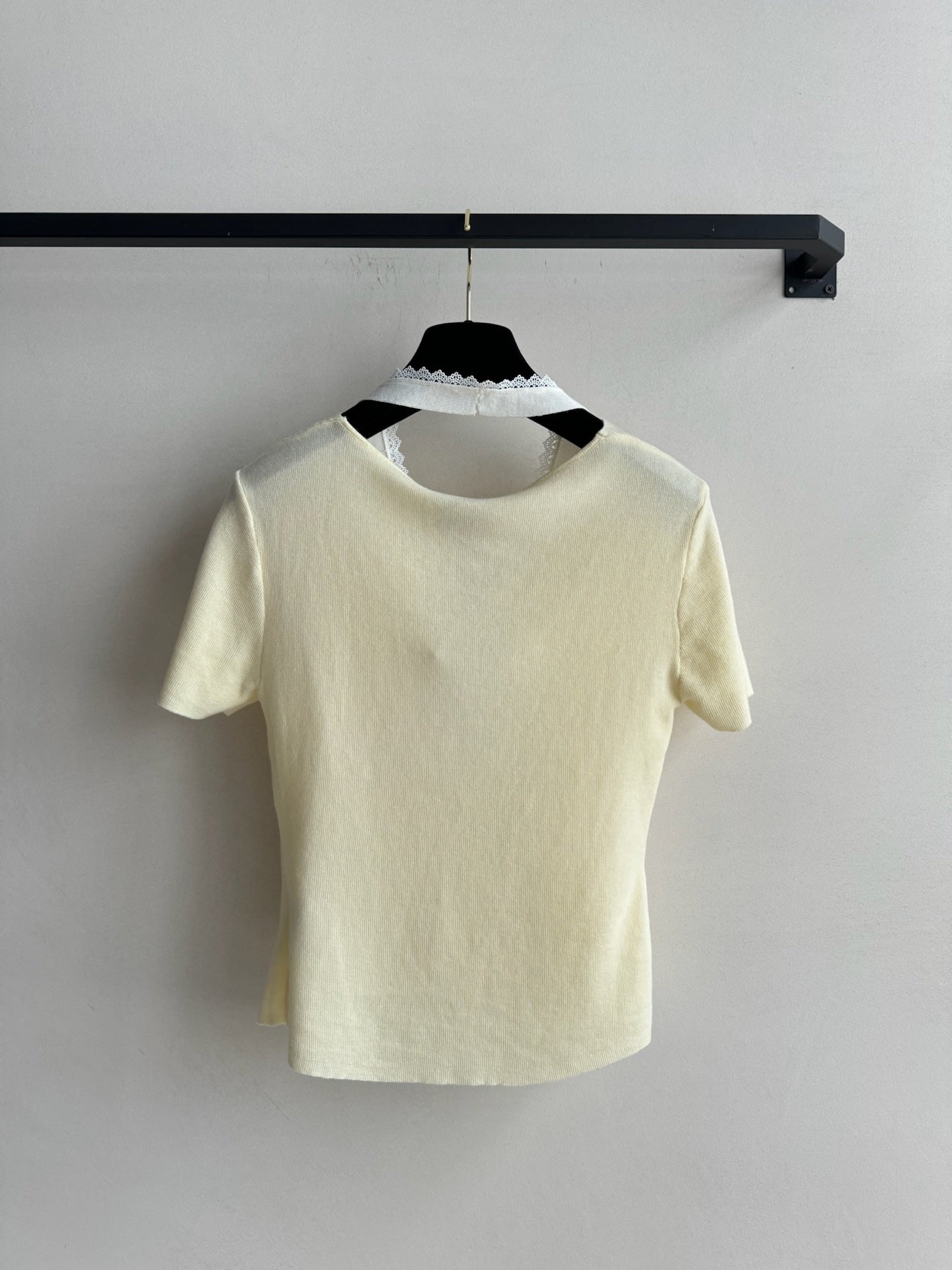 CC Knitted Top Yellow Wool