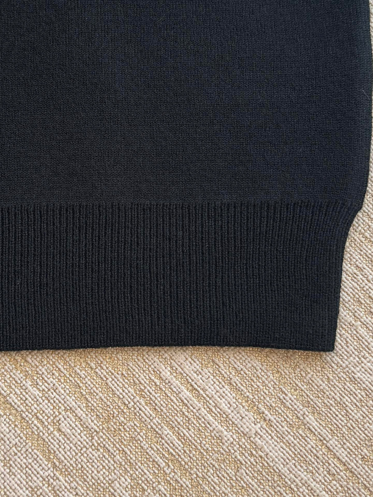Balenciaga 25 Sweater Black Wool 0017