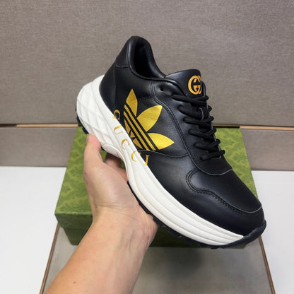 GG Men's 25 Sneaker Black Sheepskin 524267