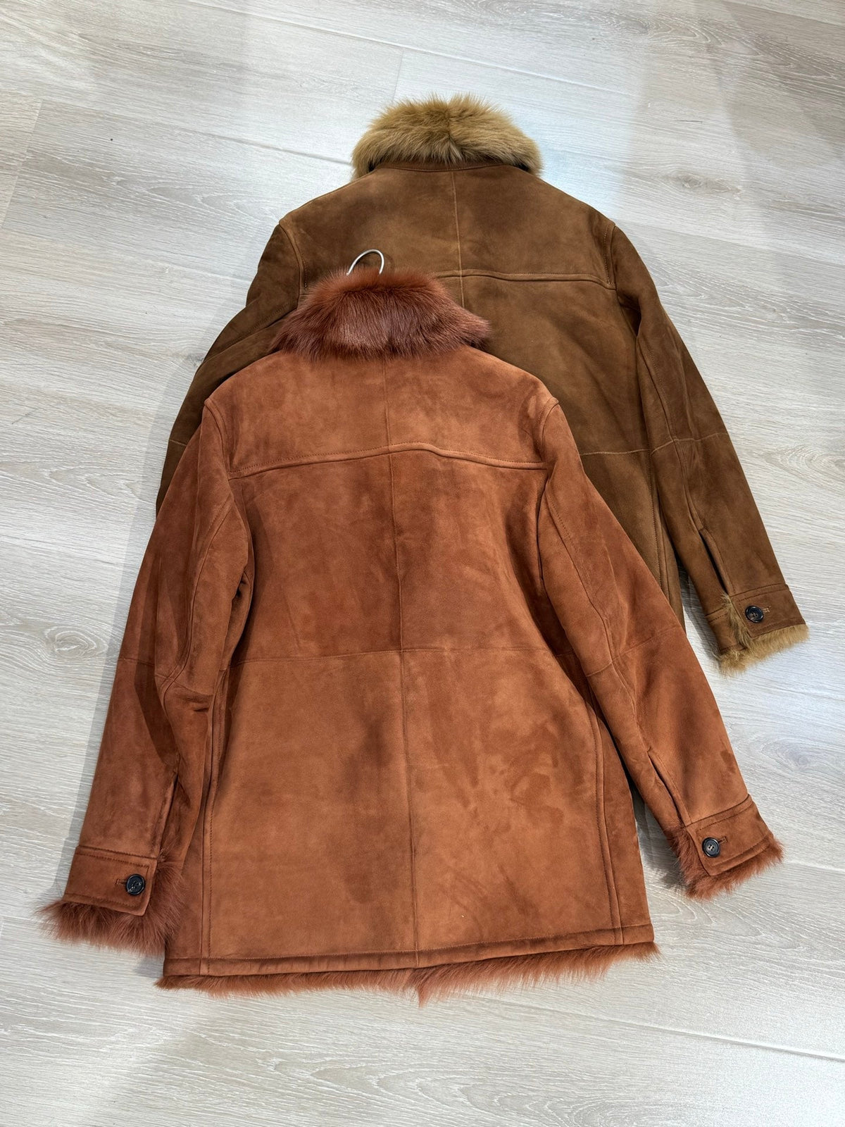 LP 25 Shearling Tuscan-Style Oversized Jacket Suede Fur 314290