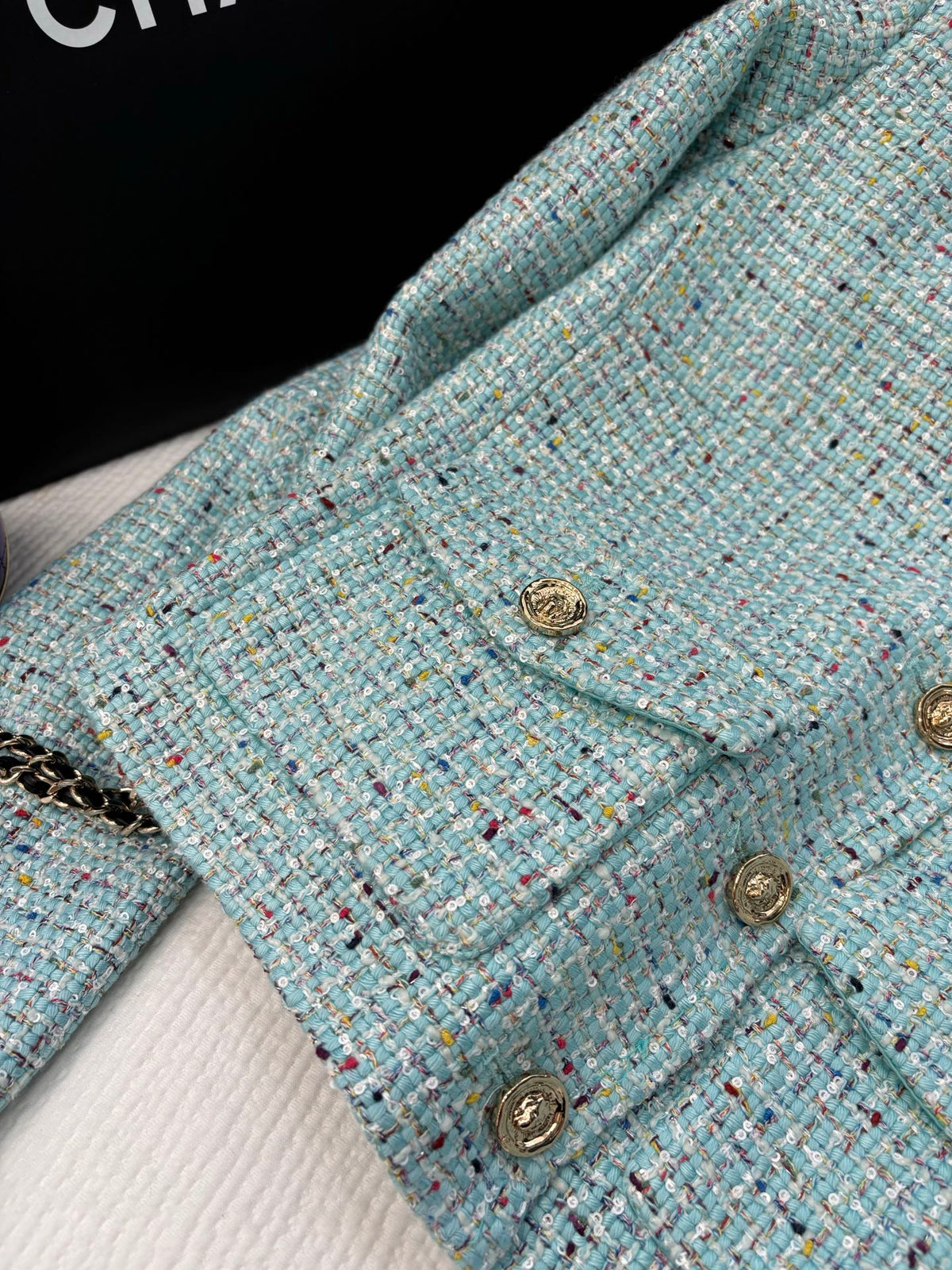 CC 25 Jacket Blue Pastel Wool 278696
