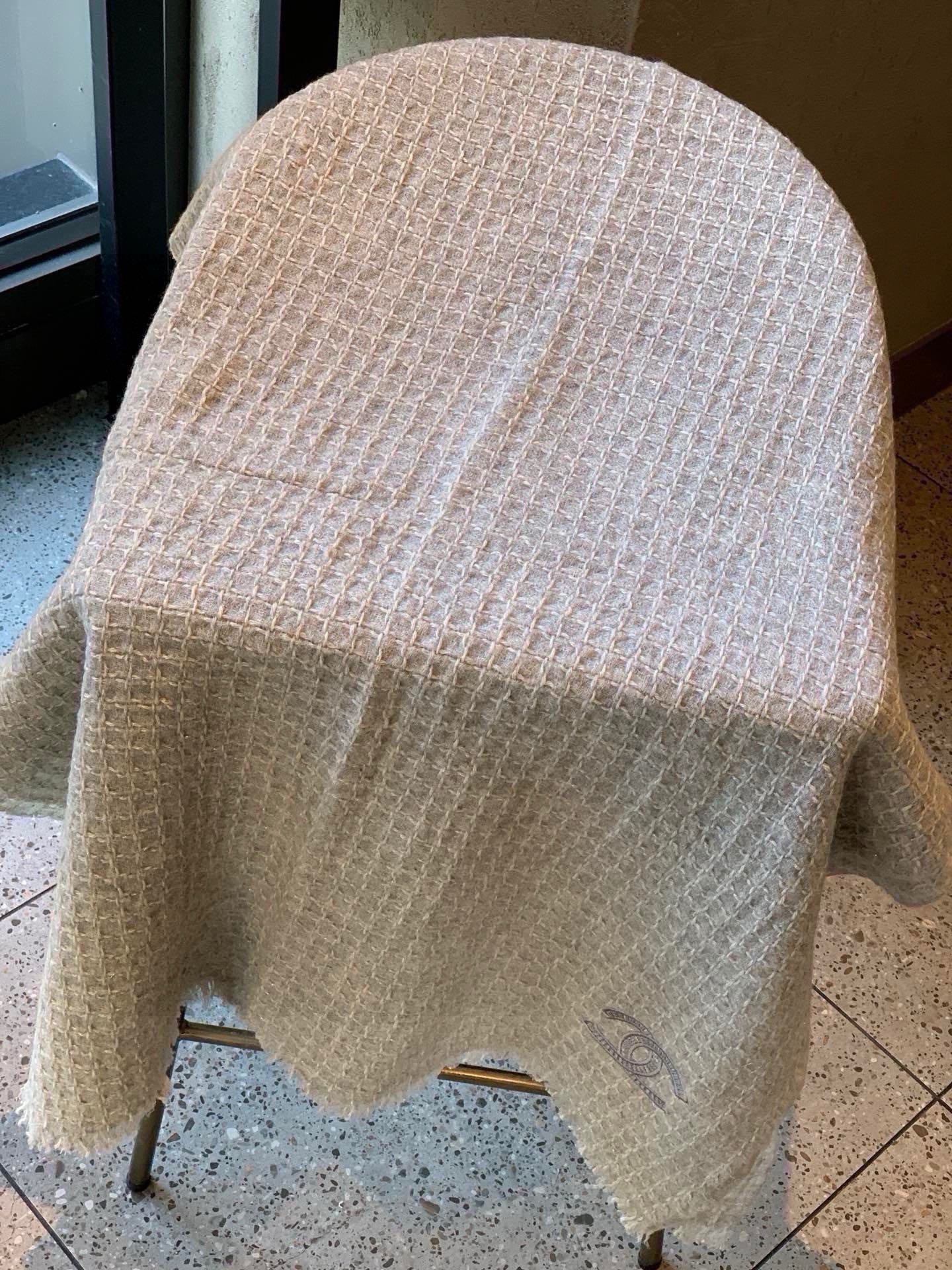 CC Scarf 200 CM In Grey White Cashmere 341245
