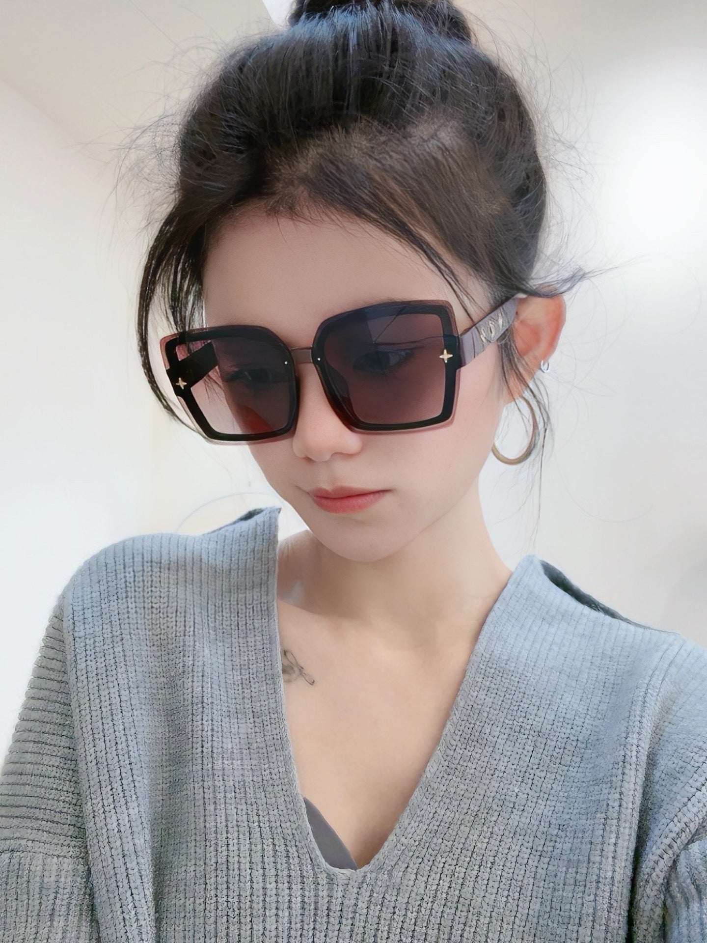 Louis Vuitton 2025 Dark Purple Sunglasses 559689