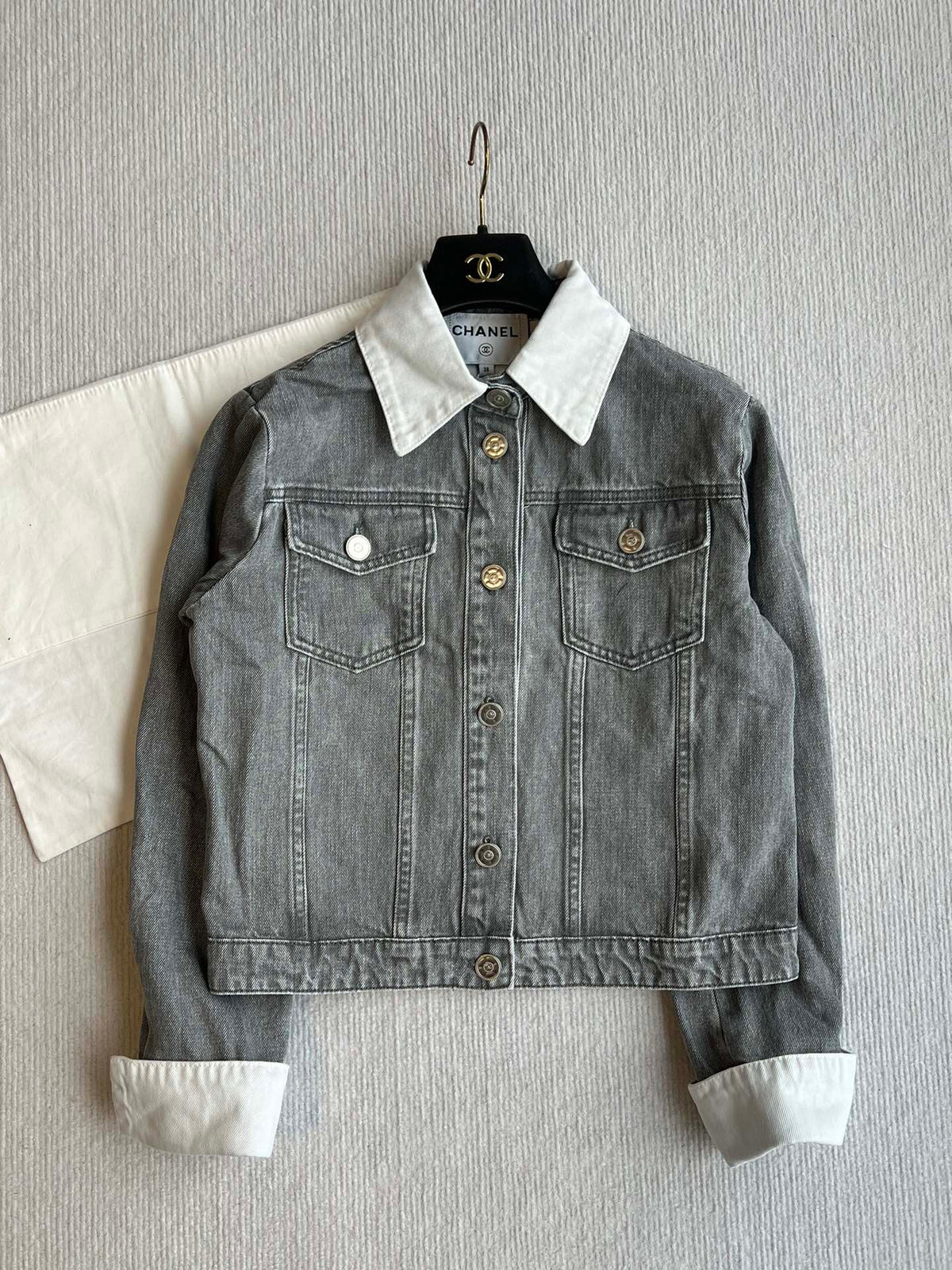 CC 25 Denim Jacket Smoky Gray Cotton 237733