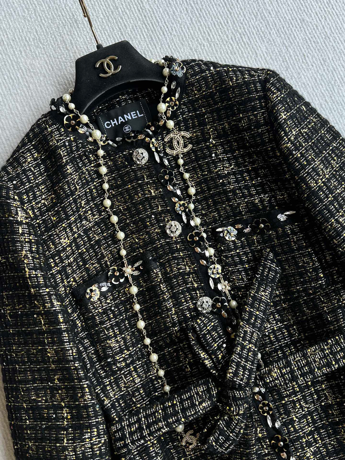 CC 25 Set Tweed Black Polyester Wool 289987