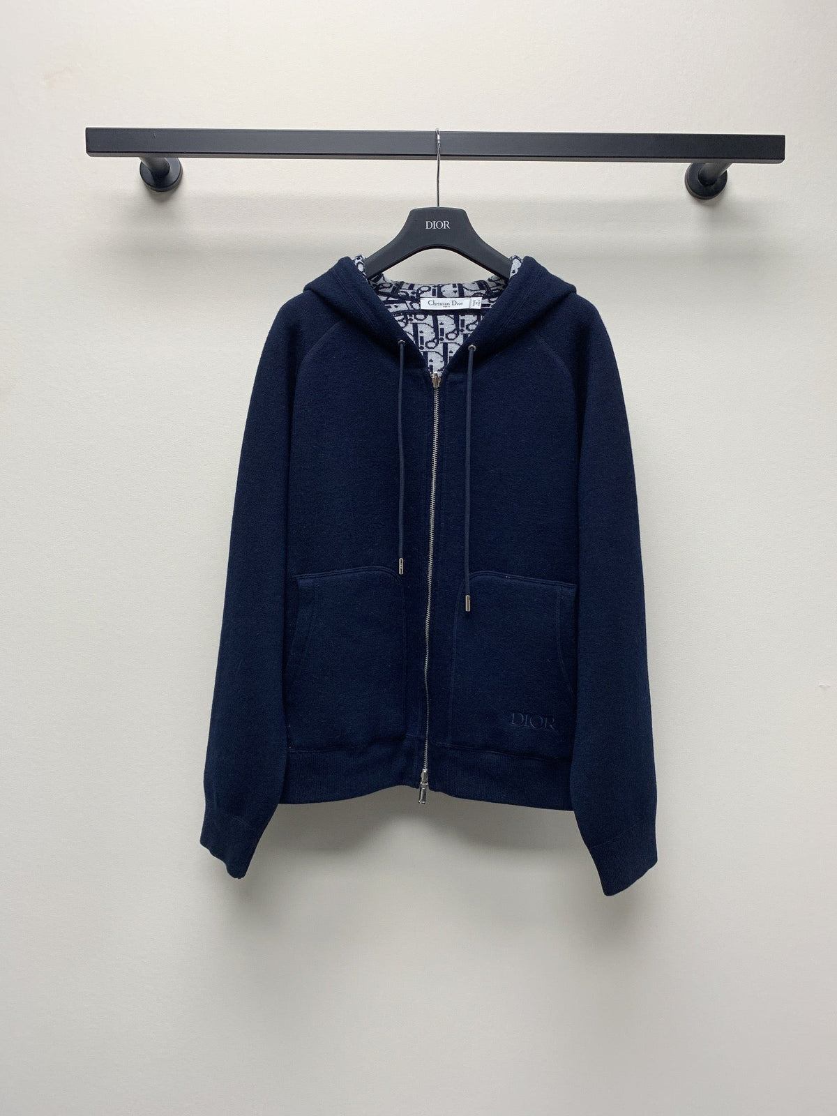 CD 25 Double-Sided Knitted Hooded Jacket 293319