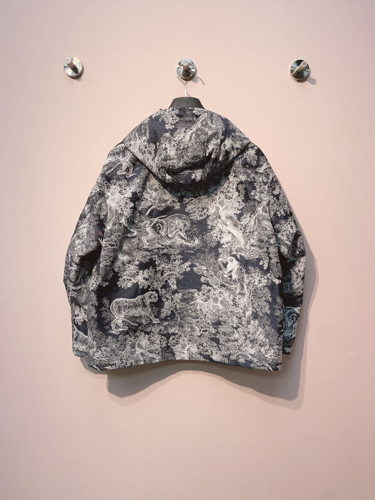CD 25 Jungle Animal Print Hooded Jacket 293350