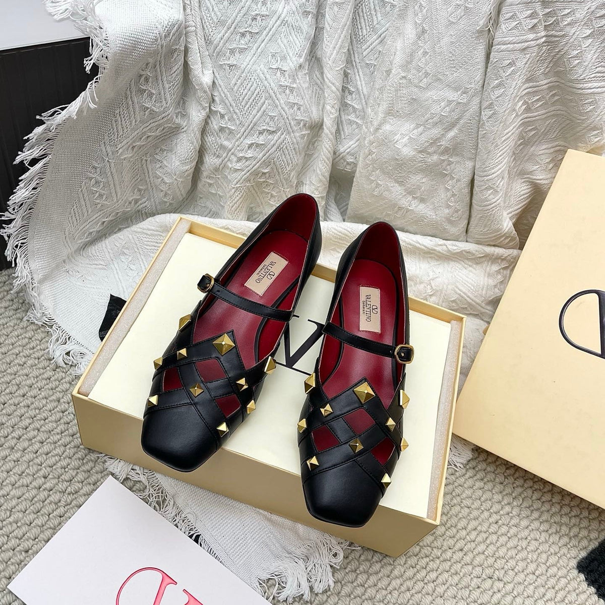 VT 26s Mary Jane Ballet Flats Lambskin
