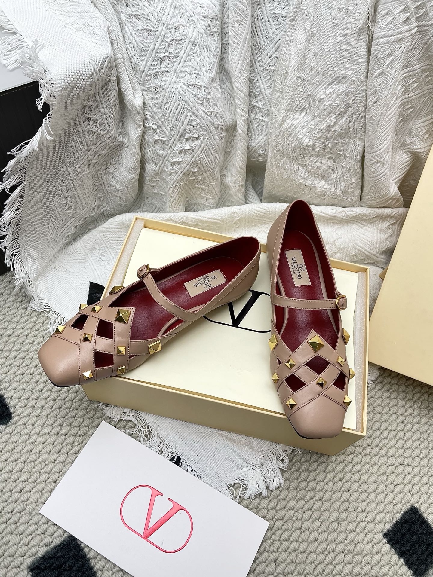VT 26s Mary Jane Ballet Flats Lambskin