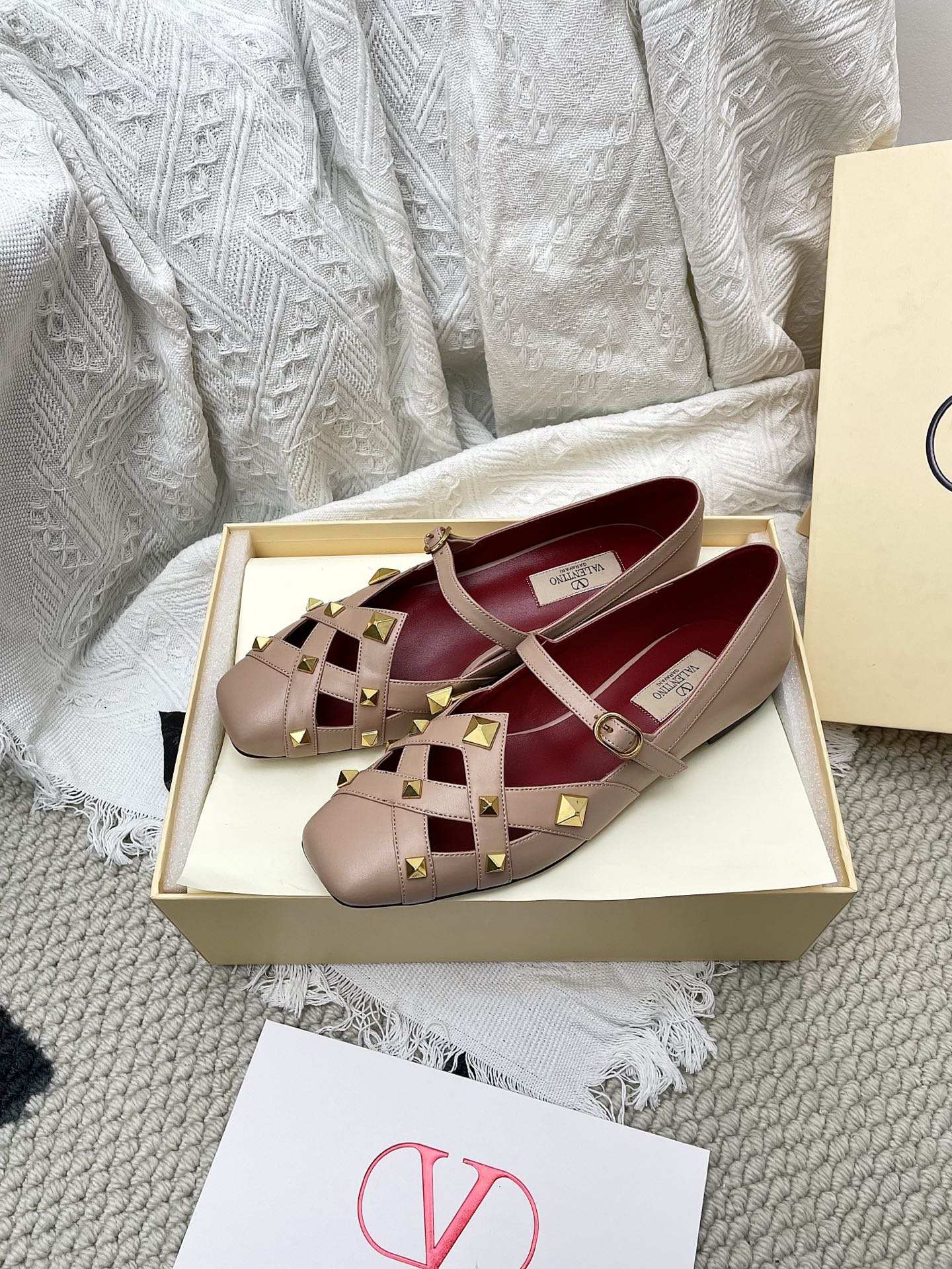 VT 26s Mary Jane Ballet Flats Lambskin