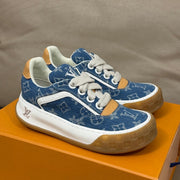 LV 25 Oversized Sneakers Blue Denim 576957