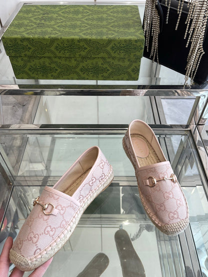 GC 2025 Espadrille With Horsebit Light Pink Canvas 292318