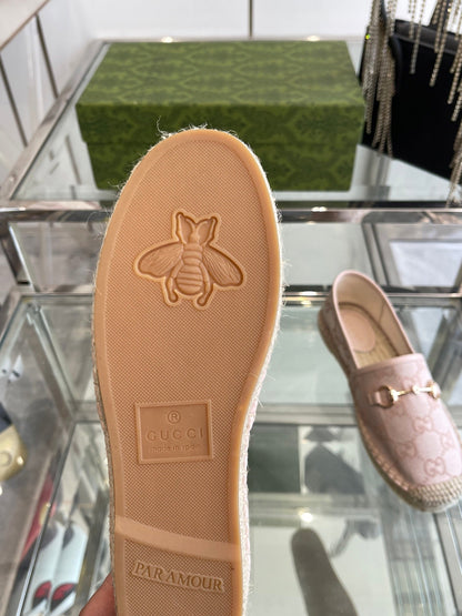 GC 2025 Espadrille With Horsebit Light Pink Canvas 292318
