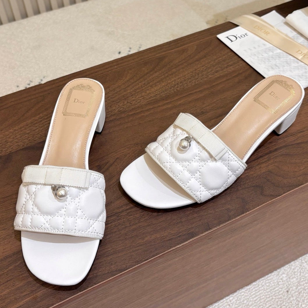 Dior 2026 Cannage Sandals Sheepskin 988362