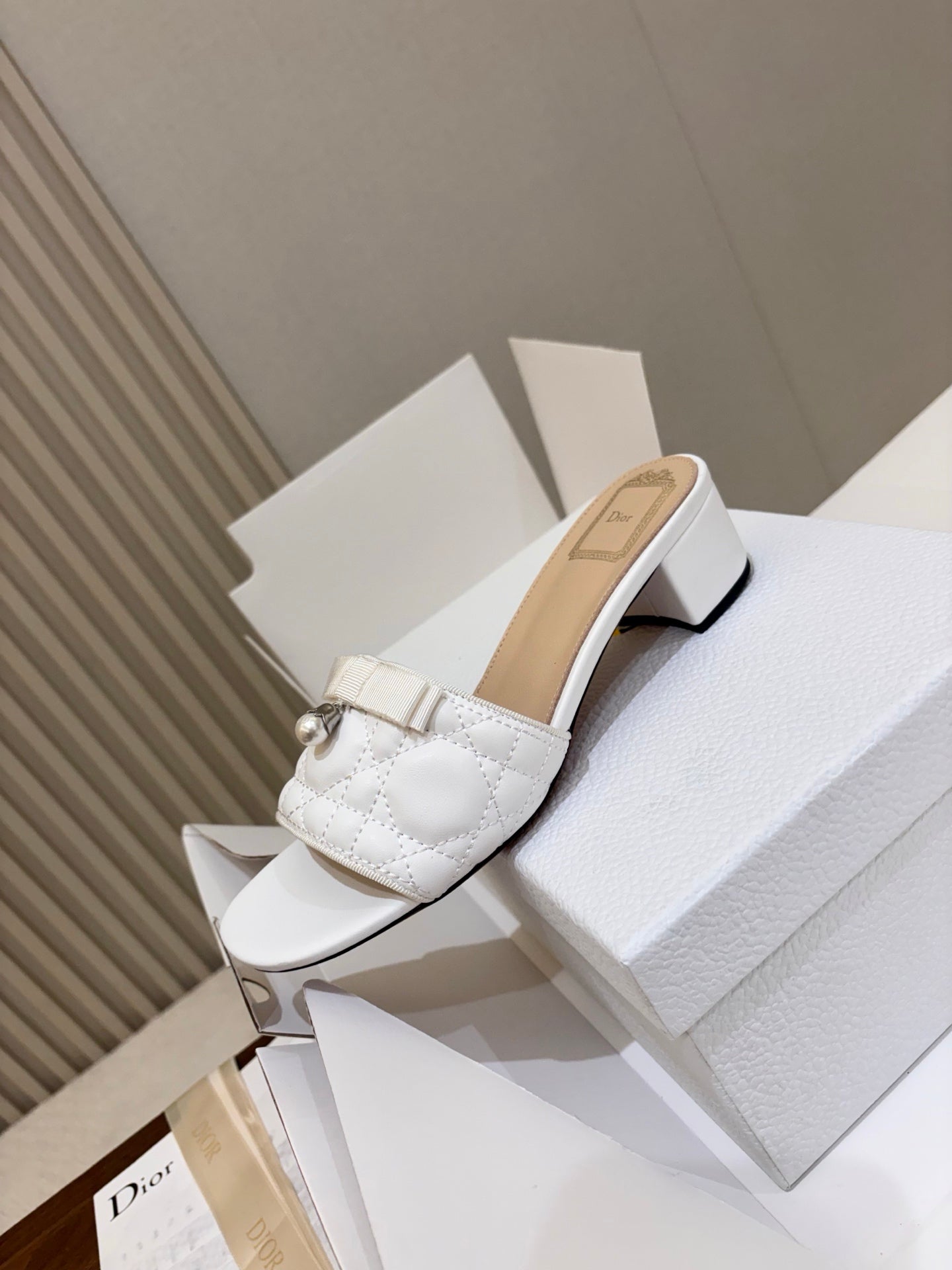 Dior 2026 Cannage Sandals Sheepskin 988362
