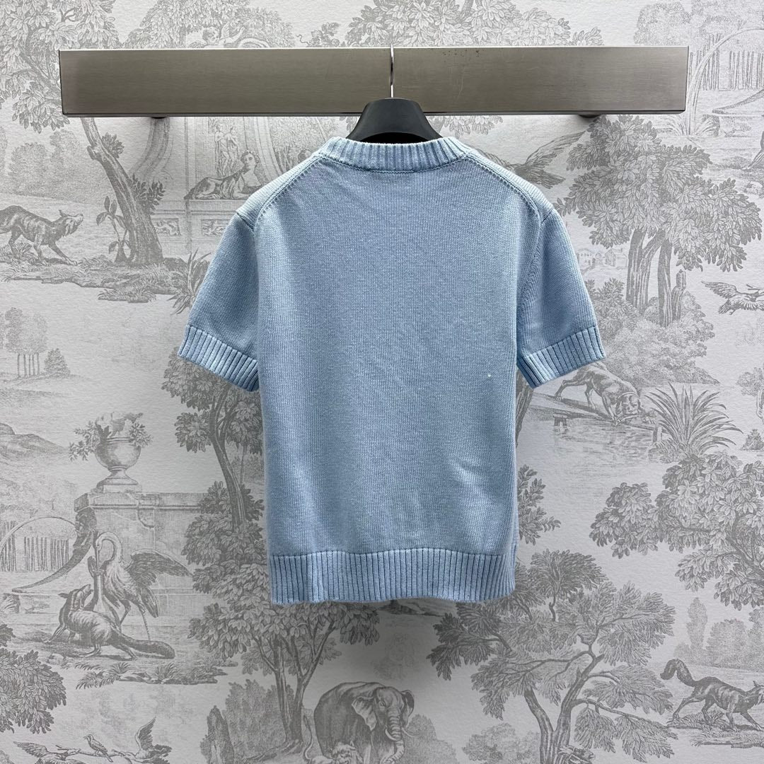 Dior 25C Pull à Manches Courtes 228946