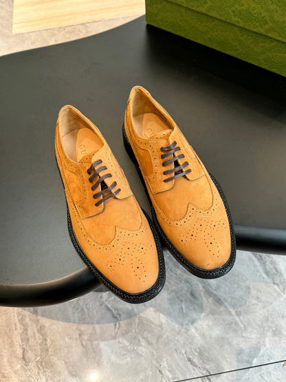 GG Men's Dress Shoe Light Brown Suede 559325