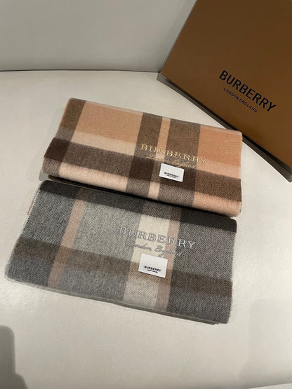 SCARF 180 CM IN CINNAMON BROWN CASHMERE 408784