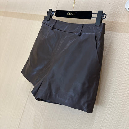 Gucci Short Brown Chocolate Leather 276994