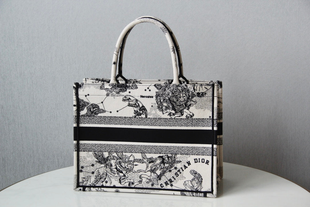 Medium CD Book Tote 36cm Hercules White